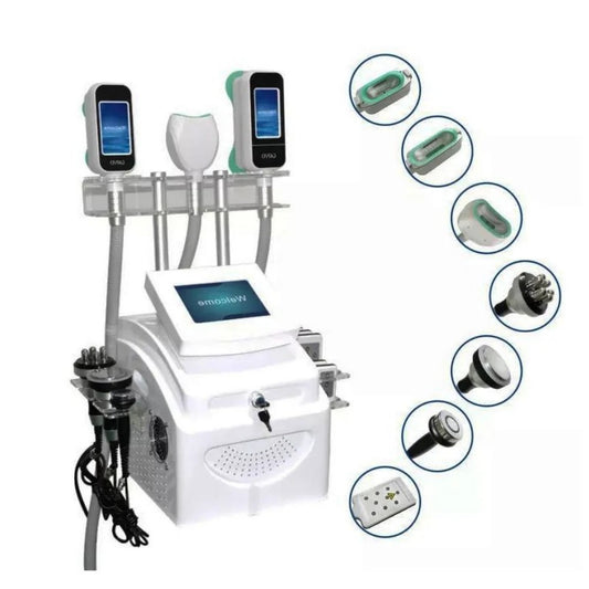 80W Fat Freeze Cryo Weight Loss Machine Cryotherapy Cavitation RF Lipo Laser