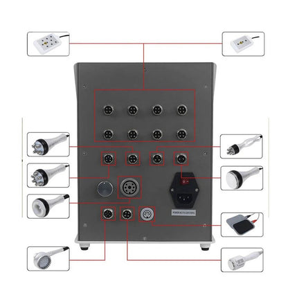9 IN 1 Cavitation Slimming Machine Vacuum Lipo laser RF EMS