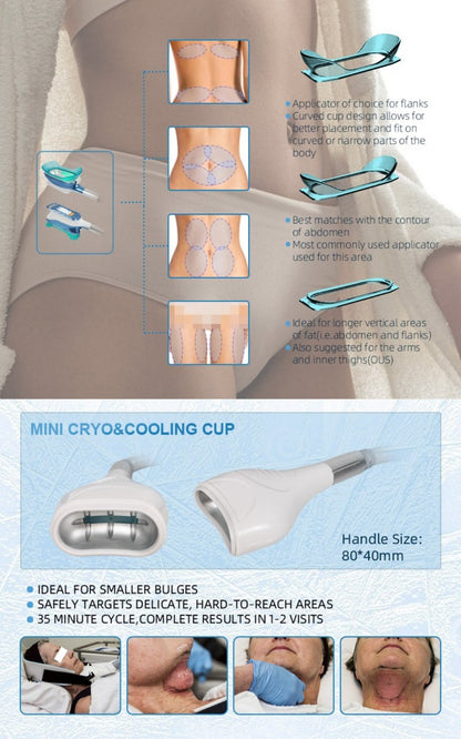Multi Fat Freeze Cryotherapy Machine Cavitation Lipo Laser For Body Sculpture