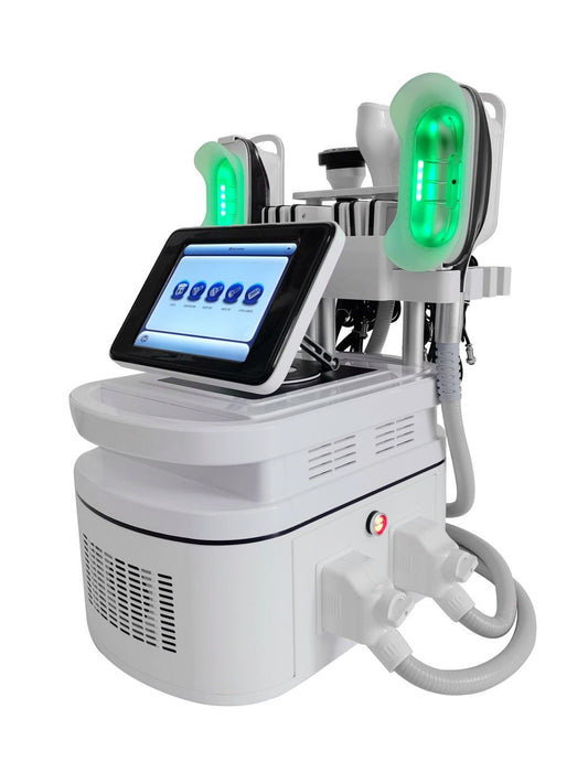 4 In 1 Cryo Fat Freeze Machine Cryotherapy Weight Loss RF Cavitation Lipo Laser